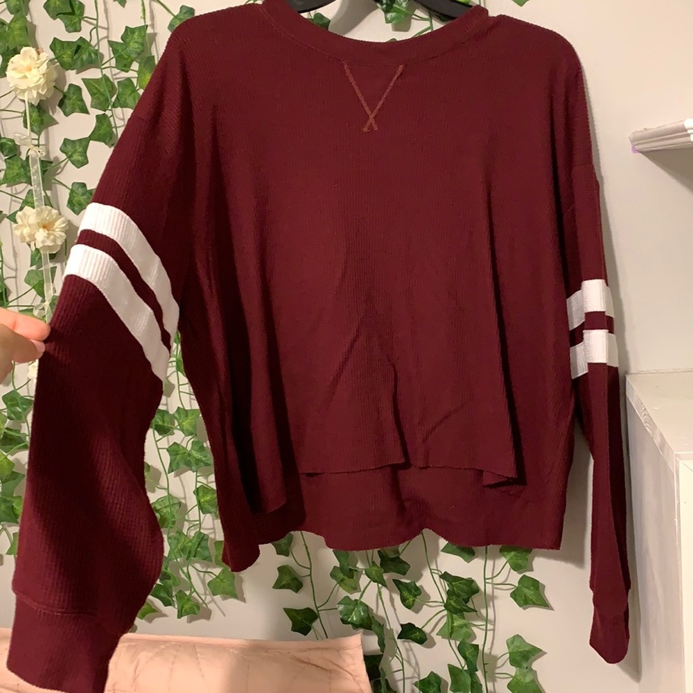 Hollister waffle knit long sleeve